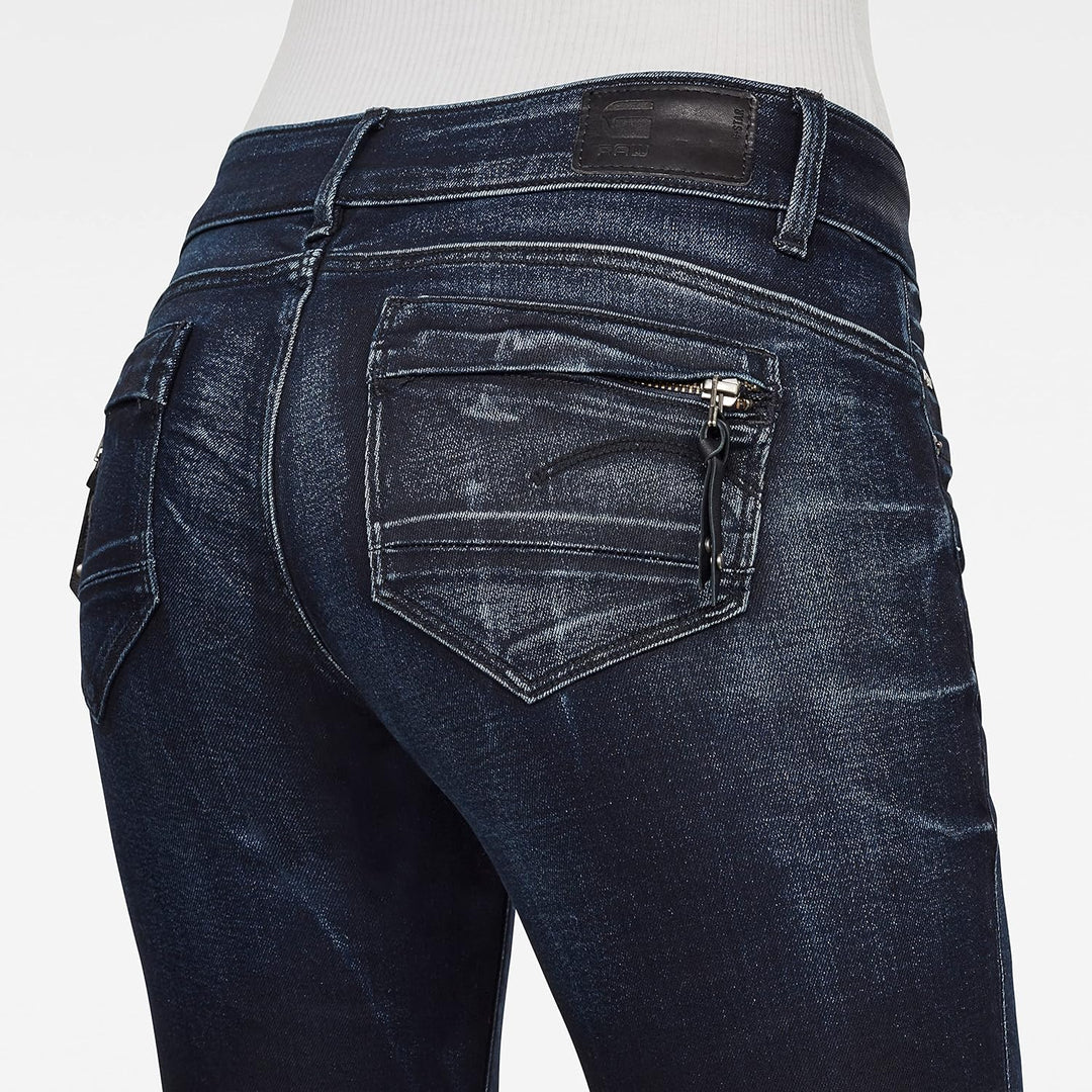 G-STAR Herren 3301 Regular Tapered Jeans 23W / 32L Blau (Medium Aged 60883-6131-071), 23W / 32L Blau