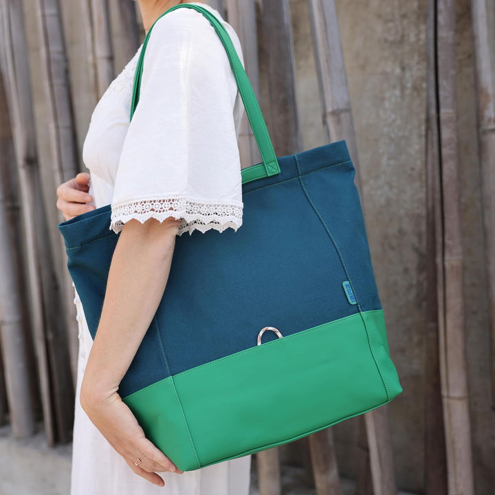 Zwei Damen Shopper Fiorella FI200 (18 Liter) Tote Bag & Schulter-Tasche 2-in-1, robustes Material, e