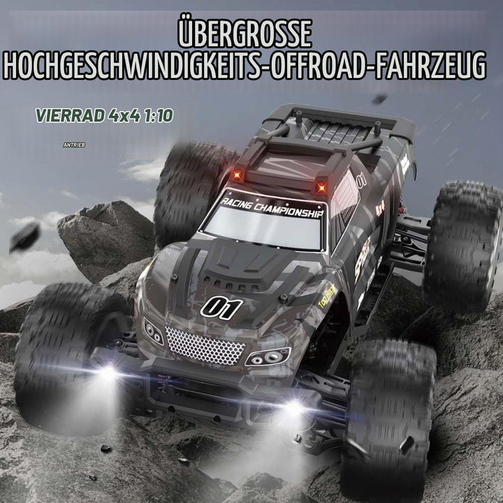 X-Verse KF10 1:10 Ferngesteuertes Auto für Erwachsene, 4WD 50KM/H Wasserdichtes RC Auto mit Hochgesc