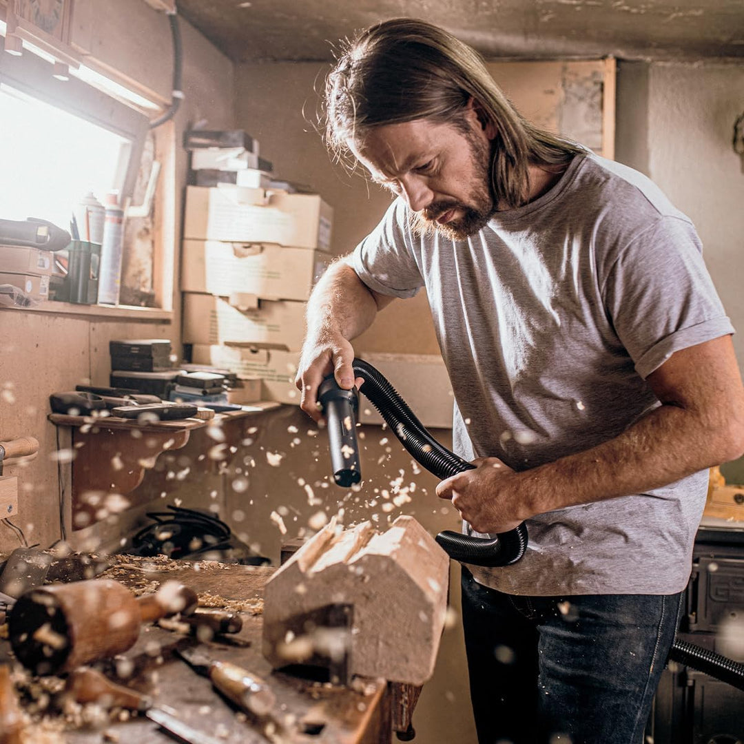 Kärcher WD 4 S V-20/5/22 Nass-& Trockensauger, 20 l Edelstahlbehälter, 1000 W, 5 m Kabel, 2,2 m Saug