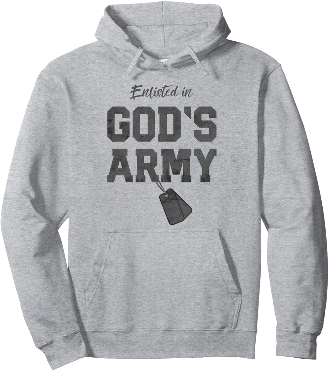 Eingetragen in Gottes Armee Christlich Religiös Pullover Hoodie