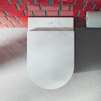 Duravit WC-Sitz ME by Starck, Toilettendeckel aus Urea-Duroplast, Klodeckel mit Edelstahl Scharniere