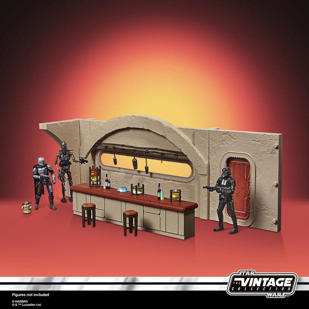 Star Wars The Vintage Collection The Mandalorian Nevarro Cantina Spielset, Imperialer Death Trooper