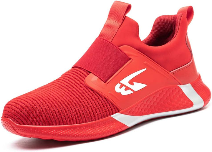 ALOFME Sommer Sicherheitsschuhe Damen Herren S3 Leicht Sportliche Arbeitsschuhe Atmungsaktive Stahlk