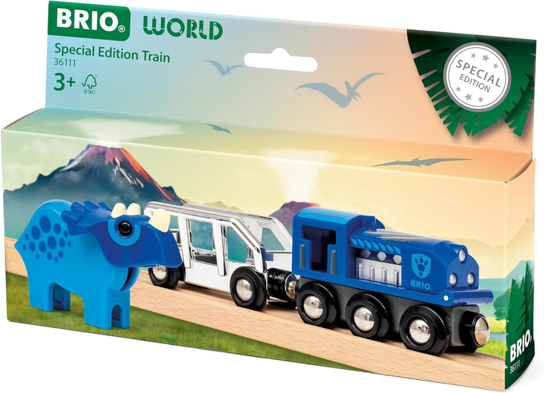 BRIO World 36111 - Sondereditionszug (2025) - Spielzeu-Eisenbahn in limitierter Auflage Holzeisenbah