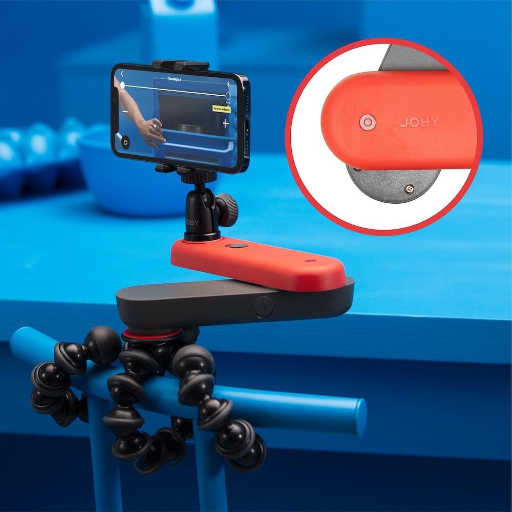 JOBY Swing-Komplett-Kit, mit elektronischem Bluetooth-Slider, GorillaPod, Kugelkopf, Handy-Halterung