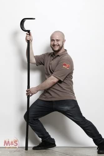 M&S Reptilien Super Hook (Super Schlangenhaken) XXL (Schwarz / 155cm)