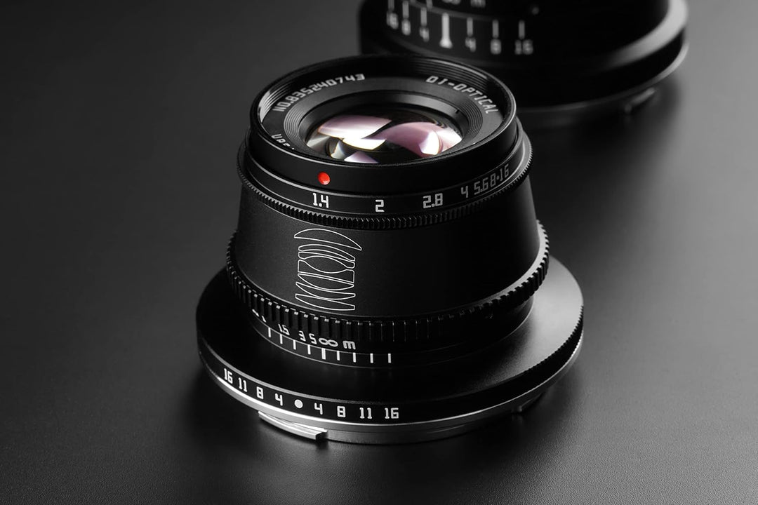 TT Artisan 35mm F1.4 APS-C Objekt Anschluss MFT Mount Black Weitwinkelobjektiv mit manuellem Fokus T