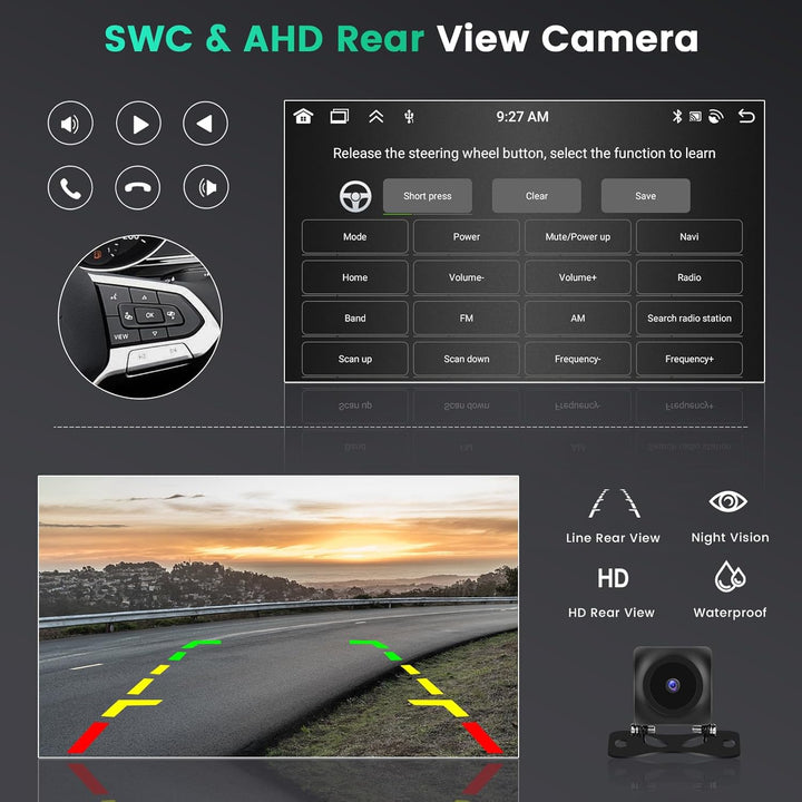 Hikity 8 Core/4G+64G/DSP Android 15 Autoradio für Peugeot 408 2010-2024 mit Wireless CarPlay Android