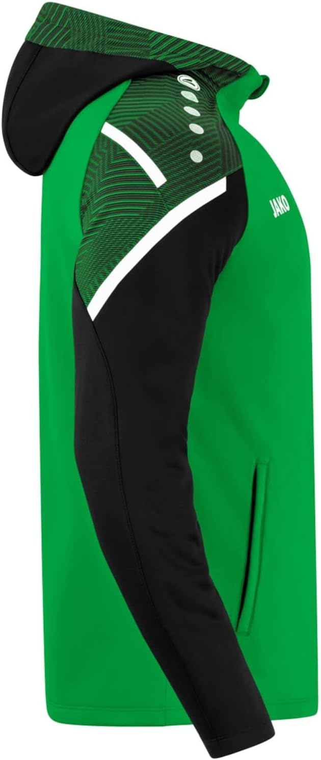 JAKO Herren Kapuzenjacke Performance, neonorange/weiss/marine, M, 6897 L soft green/schwarz, L soft