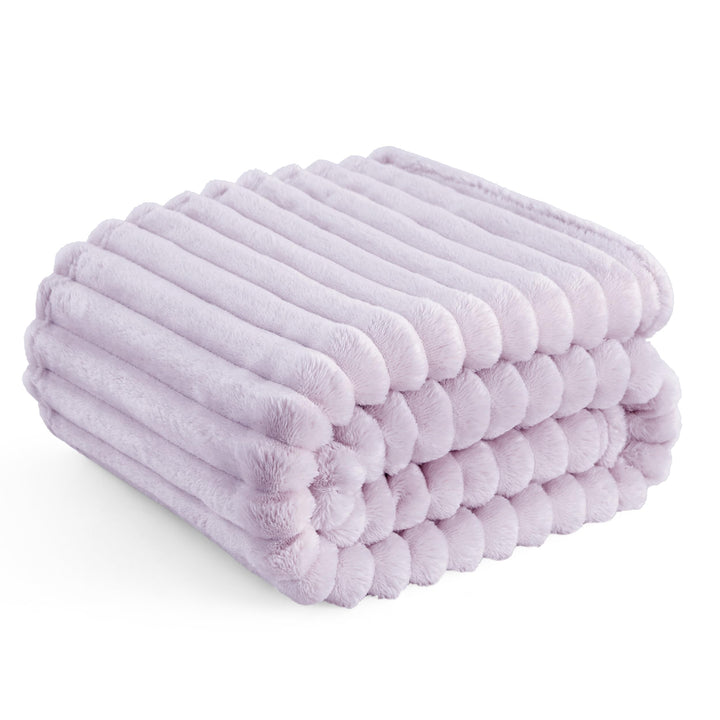 BEDSURE Kuscheldecke für Zimmer Deko - Wolldecke & Fleecedecke, Sofadecke, Weiche Warme Grobe Kordde