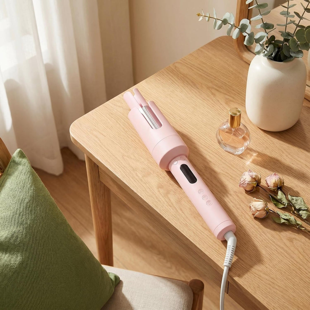 Lockenstab Hairstyler Automatischer Lockenstab, 32mm Selbstrotierender Lockenwickler mit 3 Temperatu