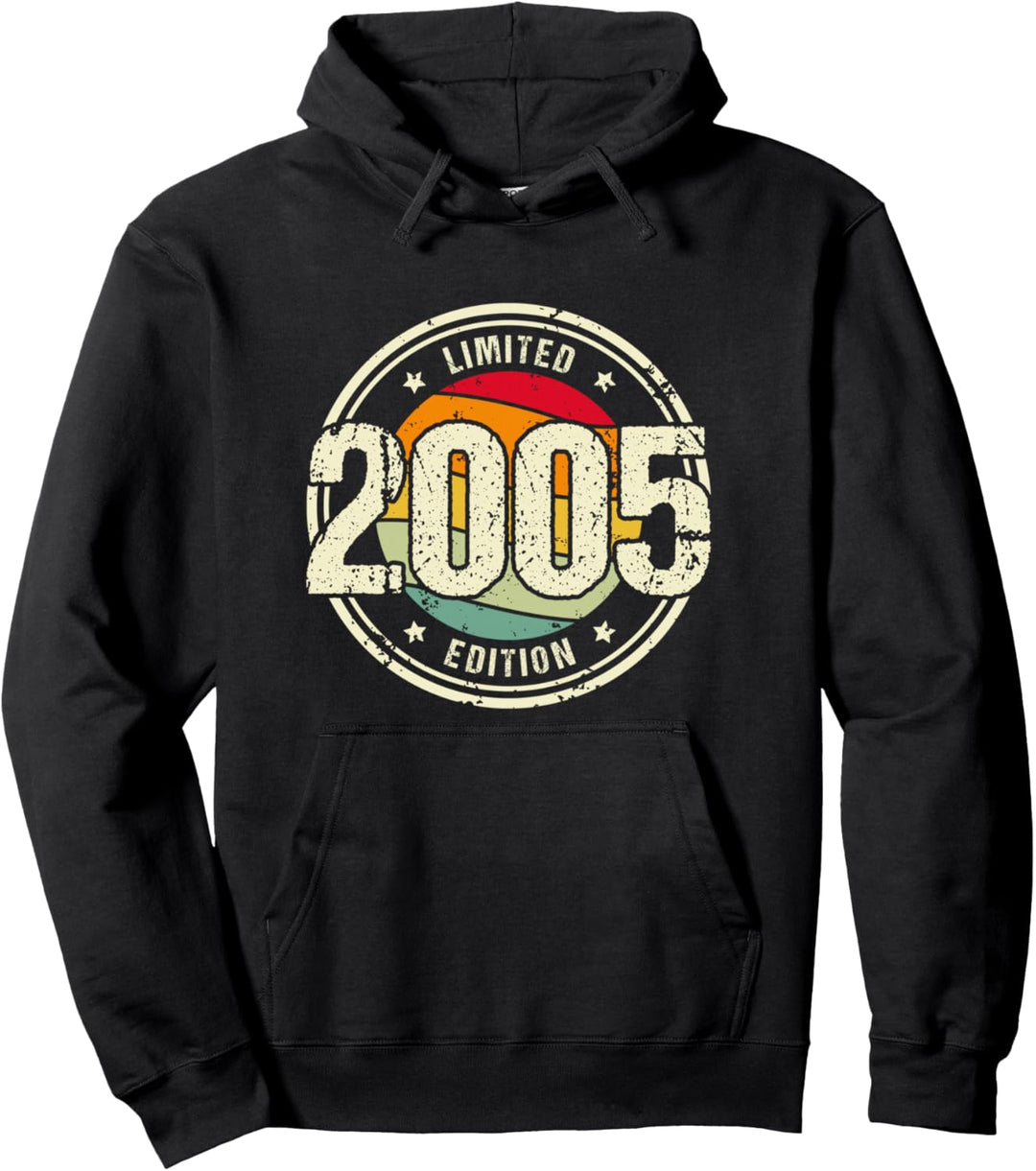Retro 19 Jahre Jahrgang 2005 Limited Edition 19. Geburtstag Pullover Hoodie
