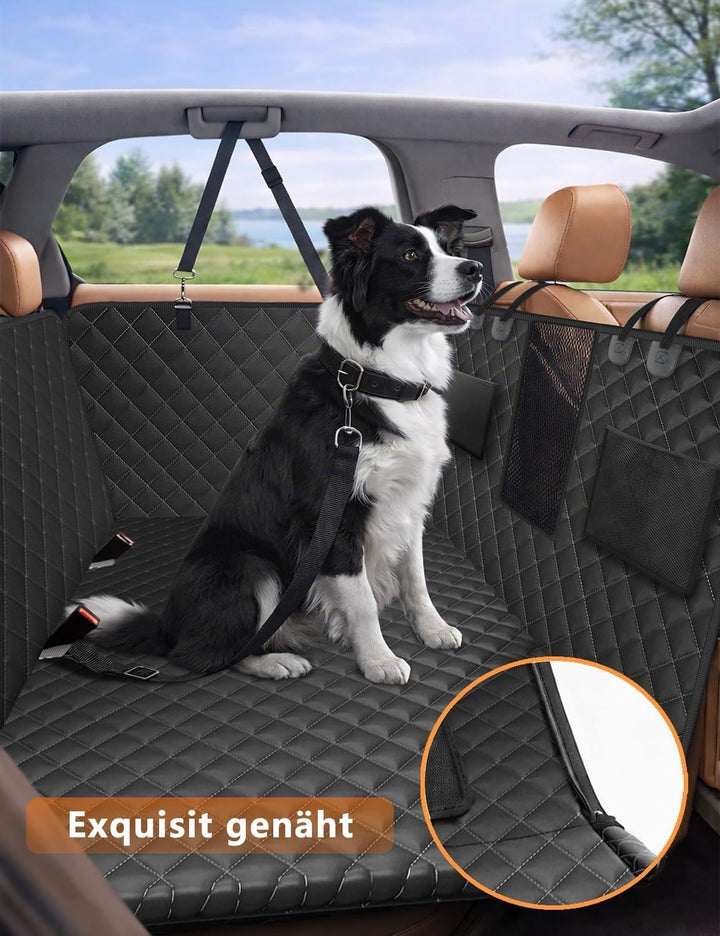 Alfheim Breite wasserdichte Hunddecke Auto Hinten Sitzwagen Hunde Hinten Sitz Voller Schutz mit Scha