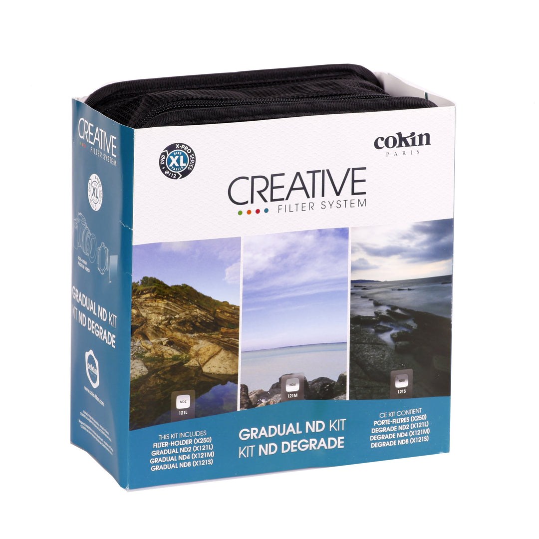 Cokin WXZW960 Gradual ND Kit Creative Filter System X-Serie grau Gradual ND Kit (mit Filterhalter),