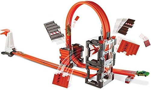 Hot Wheels Mattel DWW96 - Track Builder Mega Crashset