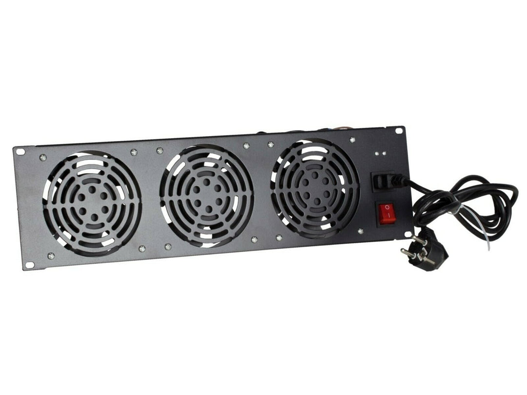 DSIT Lüftereinheit - Ventilator Paket mit 3 Ventilatoren geeignet für zwischen den schienen - 3U 3 F