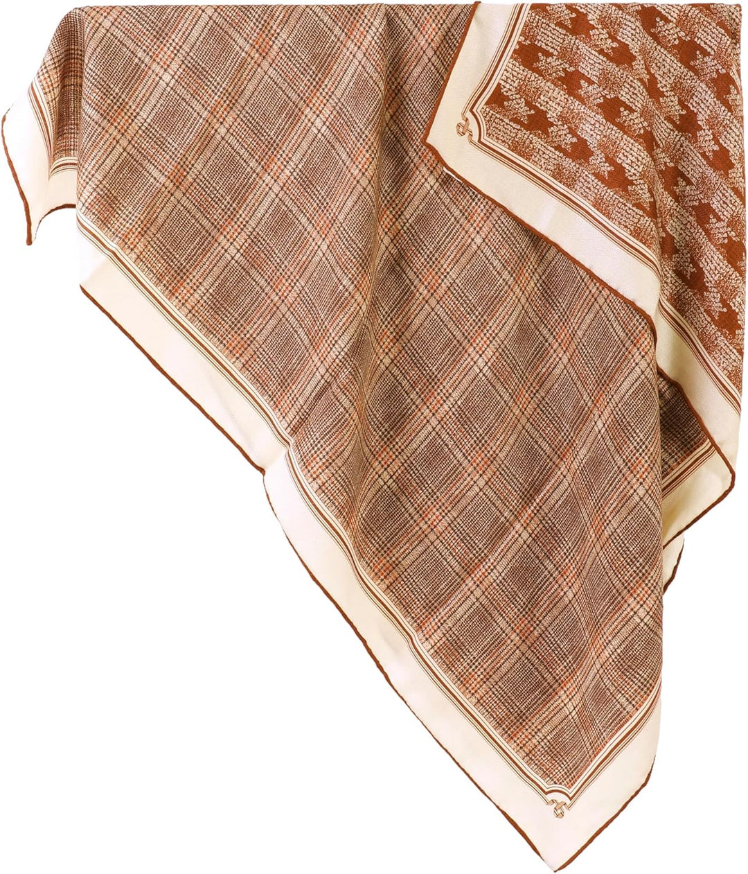 105cm Grosse quadratische Damen Stola doppelseitig doppelface Woll-seide XL Schulter-Tuch Seidentuch