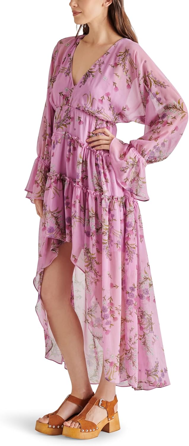 Steve Madden Damen Sol Kleid S Violett, S Violett