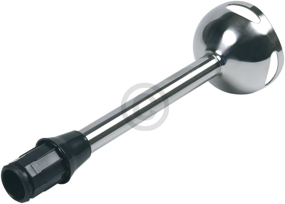 Mixfuss für Stabmixer kompatibel mit Siemens 12033217 Edelstahl-Mixfuss mit schwarzer Aufnahme kompa