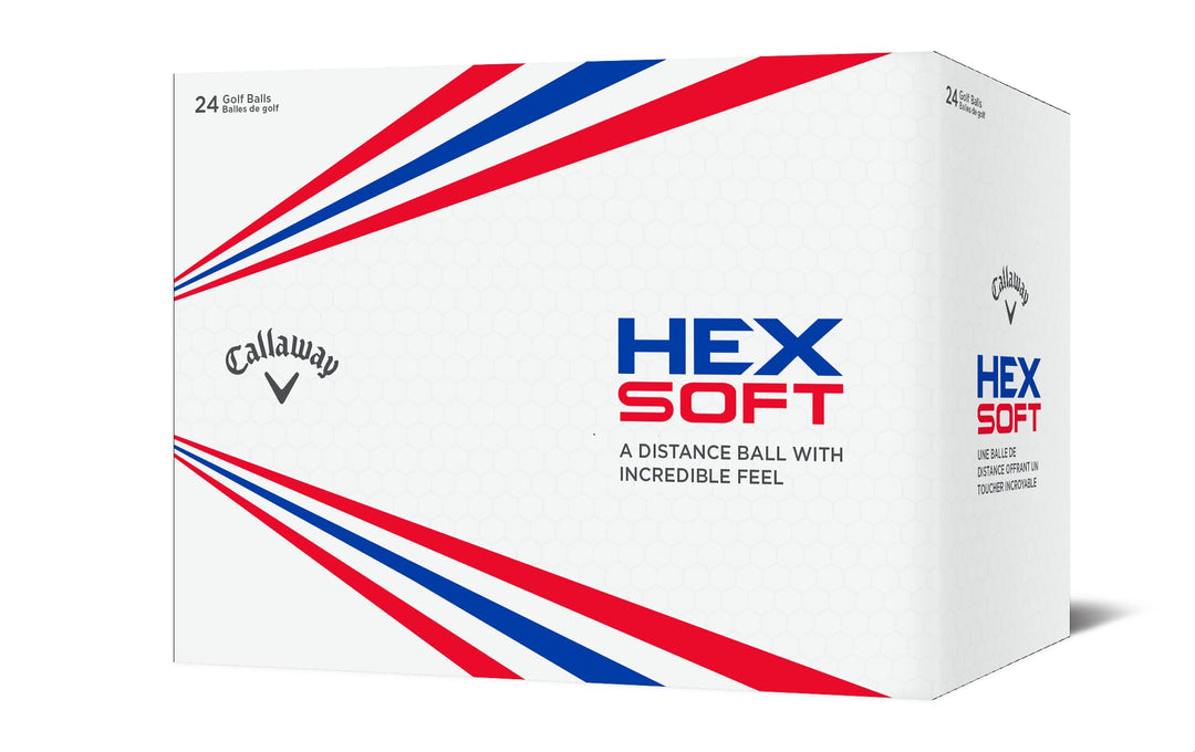 Callaway Golf Hex Soft Golfbälle 24 Golfbälle Weiss, 24 Golfbälle Weiss