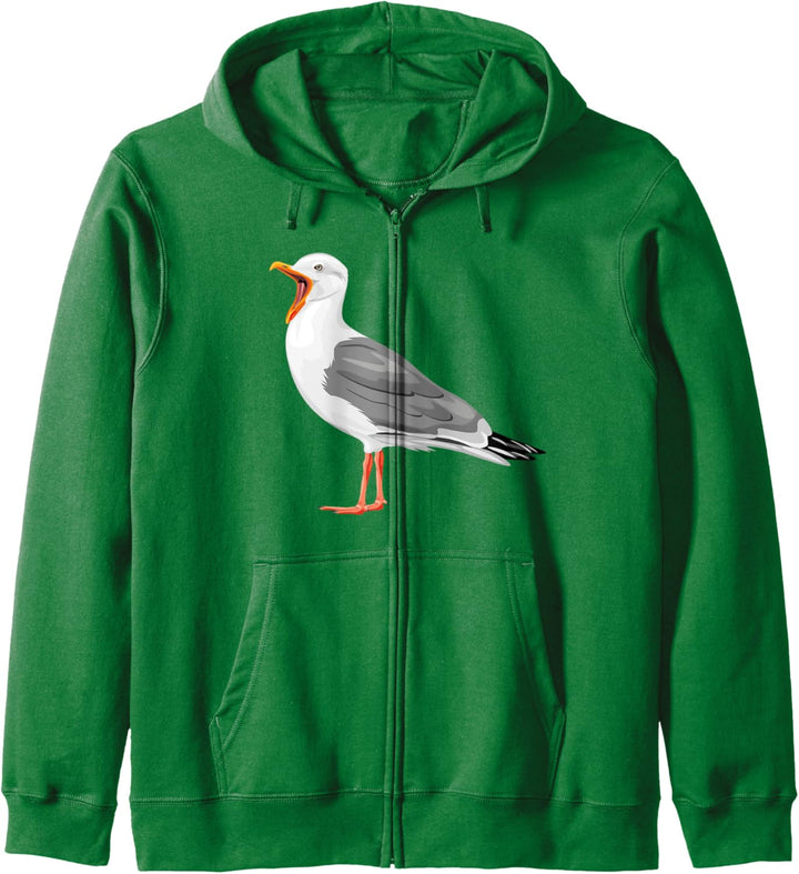 Freche, schreiende Möwe Kapuzenjacke