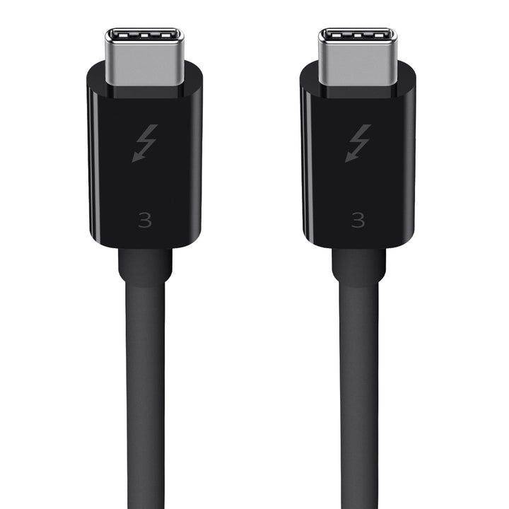 Belkin Thunderbolt 3 USB-C-Kabel (0,8 m, 40 Gbit/s, 5K, 100 W, Typ C 3.1) schwarz USB 3.1 I 0.8M, US