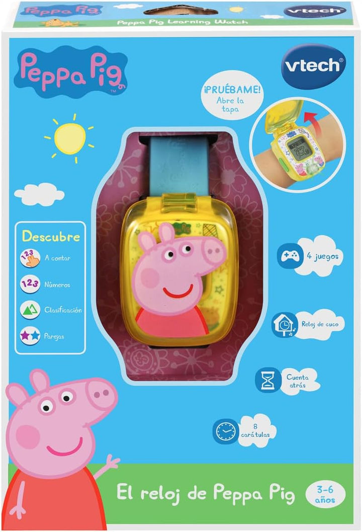 VTech Peppa Pig 3480-526067 Spielzeuguhr, Blau, Einheitsgrösse