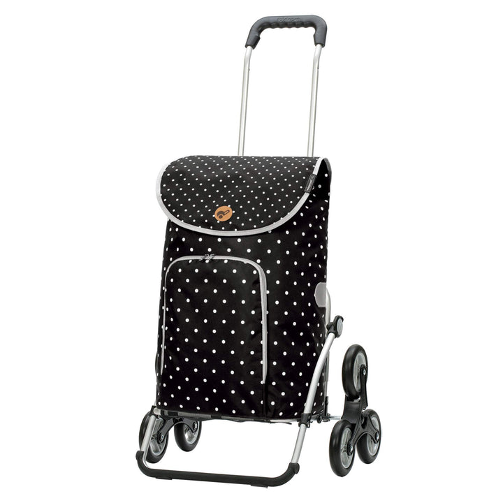 ANDERSEN Einkaufstrolley - Treppensteiger Royal Shopper Ole schwarz 47 L Handwagen,modisch,Shopping,