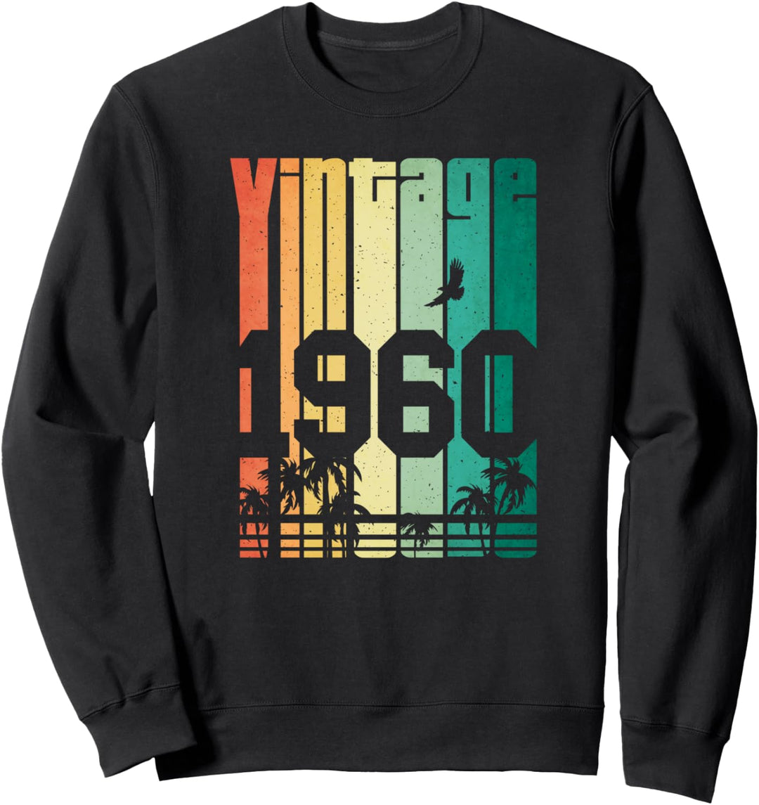60. Geburtstag Geschenke Männer - 1960 Vintage 60 Jahre alt Sweatshirt