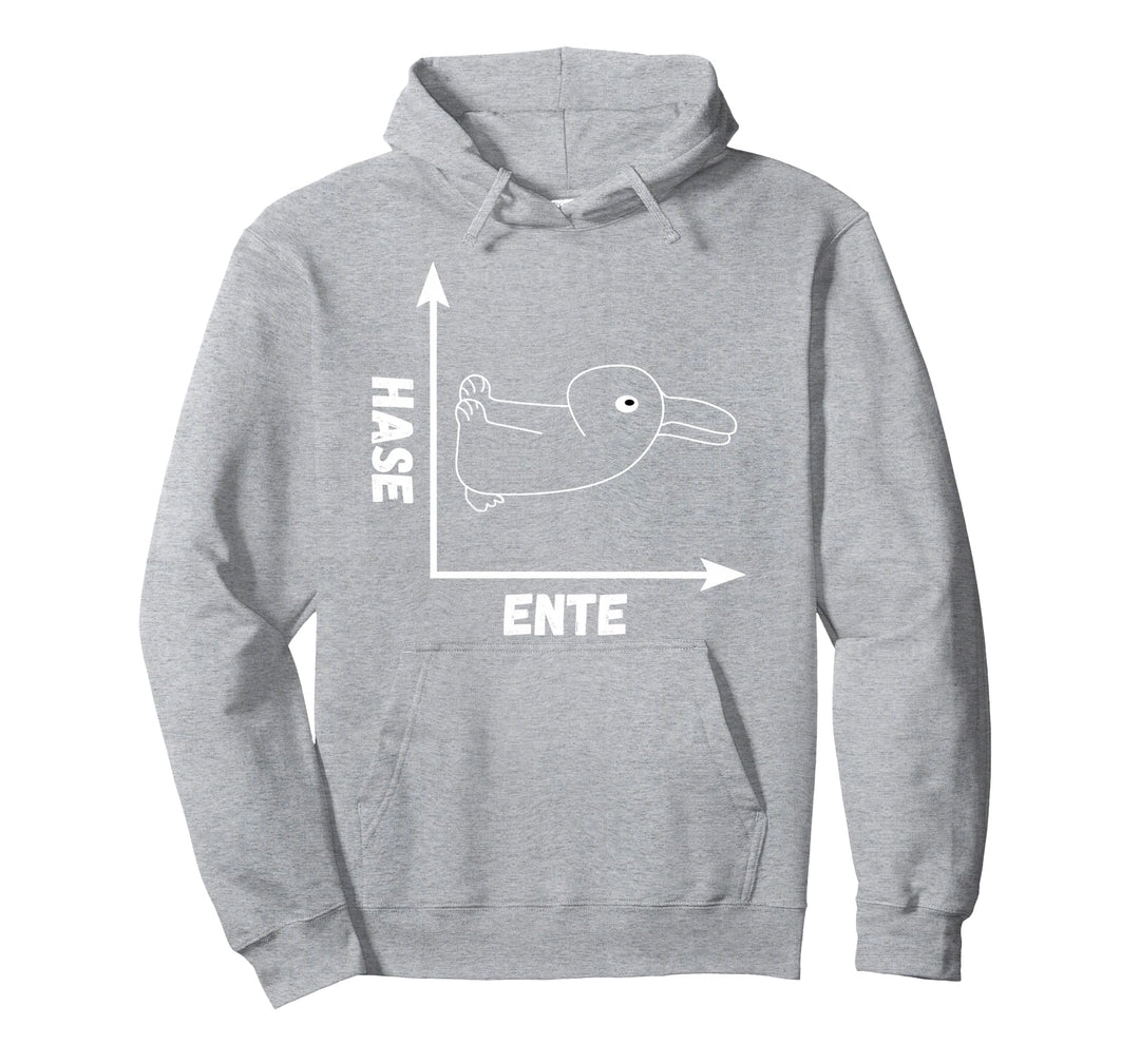 Wittgenstein Ente Hase Kaninchen Logik Optische Täuschung Pullover Hoodie