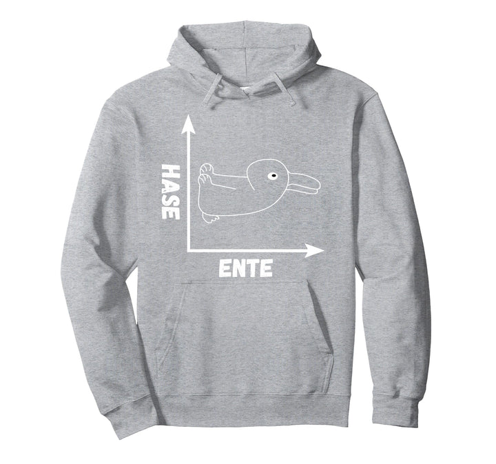 Wittgenstein Ente Hase Kaninchen Logik Optische Täuschung Pullover Hoodie