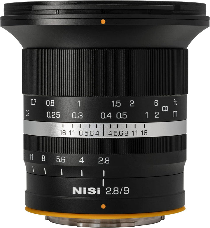 NiSi 9mm F2.8 ASPH Sonnensterne Ultra-Weitwinkel APS-C System Kamera Objektiv für Sony E-Mount, Für