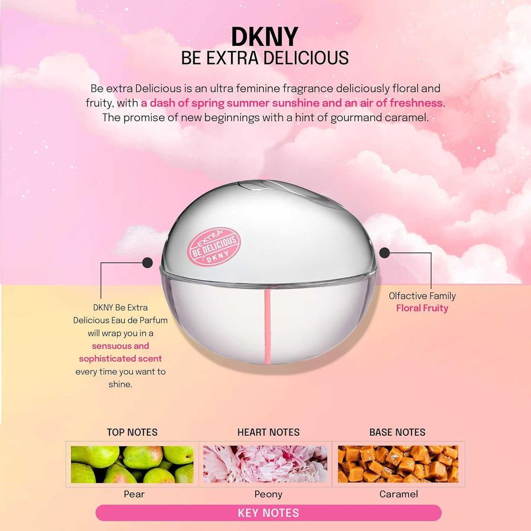 DKNY Donna Karan NY Be Extra Delicious EdP, Linie: Be Extra Delicious , Eau de Parfum für Damen, Inh