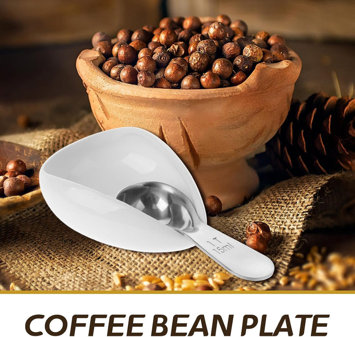 Kaffeebohnen Wiegeschale 15ml Keramik Edelstahl für Zuhause