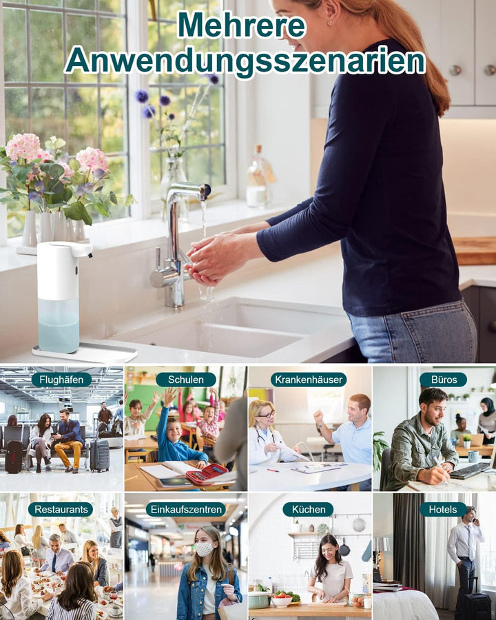 Desinfektionsspender Automatisch, aifulo Desinfektionsspender Sensor, Berührungsloser Desinfektionsm