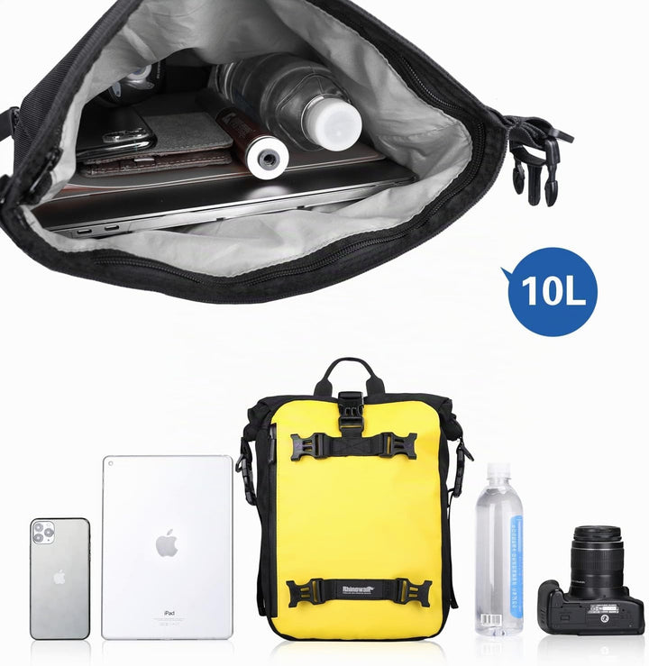 Rhinowalk Multifunktional Motorradtasche Motorradgepäck 10/20/30L Motorrad Pannier Satteltaschen Gep