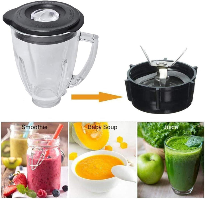 Ersatzteile für mischer Kompatibel mit Osterr Blender 6 Cup 1.25 Liter, Vaso De Licuadora Osterr 48