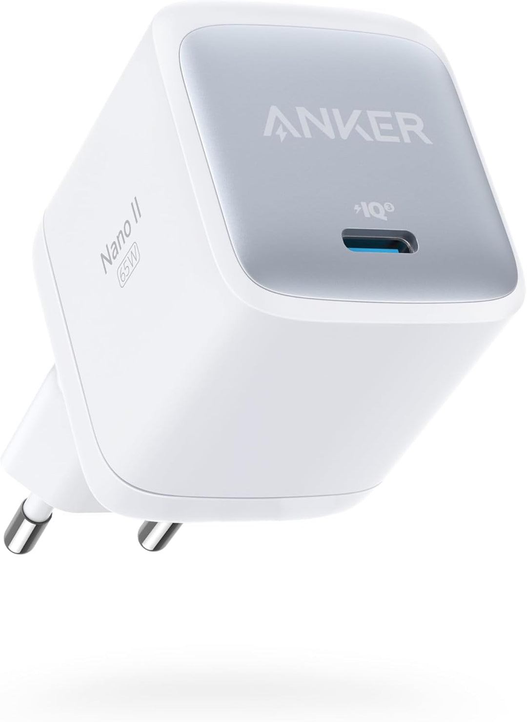 Anker Nano II 65W USB-C Ladegerät Netzteil mit Schnellladeleistung, GaN II Technologie, Kompatibel m