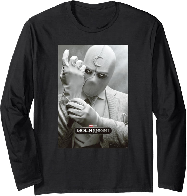 Marvel Moon Knight Mr. Knight Teaser Poster Langarmshirt