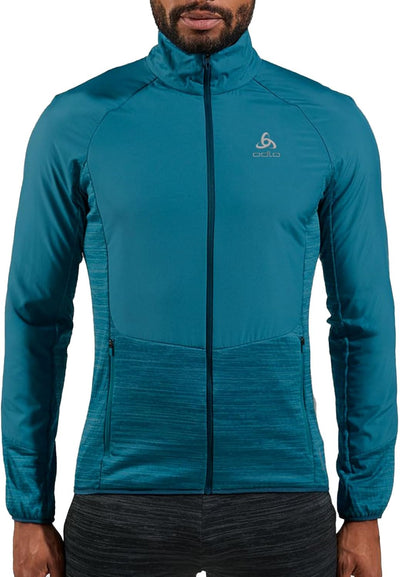 Odlo Herren Run Easy Warm Hybrid_313912 Laufjacke (1er Pack) XL saxony blue, XL saxony blue