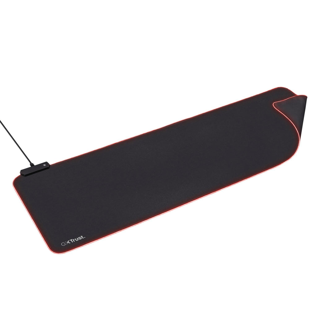 Trust Gaming GXT 764 Glide-Flex RGB Mauspad XXL, 930x300 mm, Gaming Mousepad mit LED Beleuchtung, ru