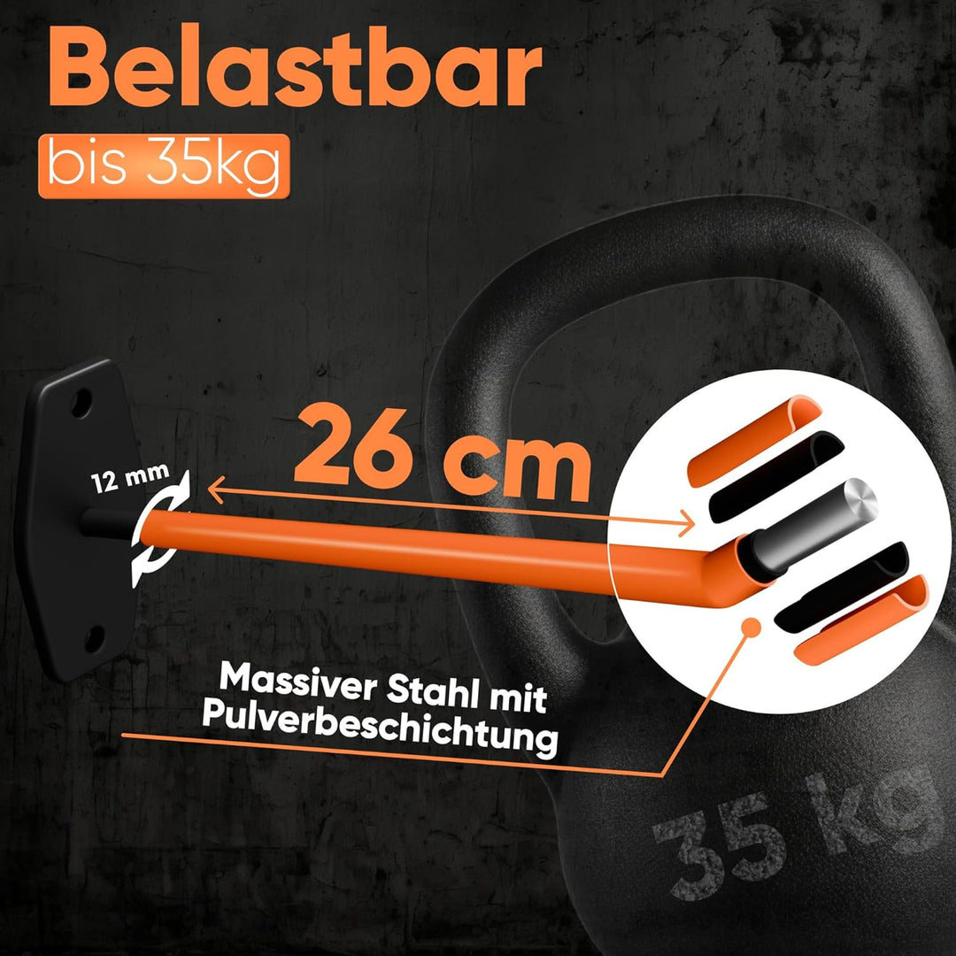 𝗗𝗢𝗥𝗙𝗘𝗥 Reifen Halterung Wand I 4er Set Wandhalterung Autoreifen und Felgen inkl. Deutschen Marken-Dü