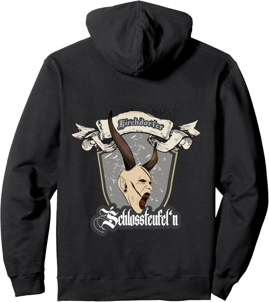 Kirchdorfer Schlossteufeln der Perchtenverein Perchten Pullover Hoodie
