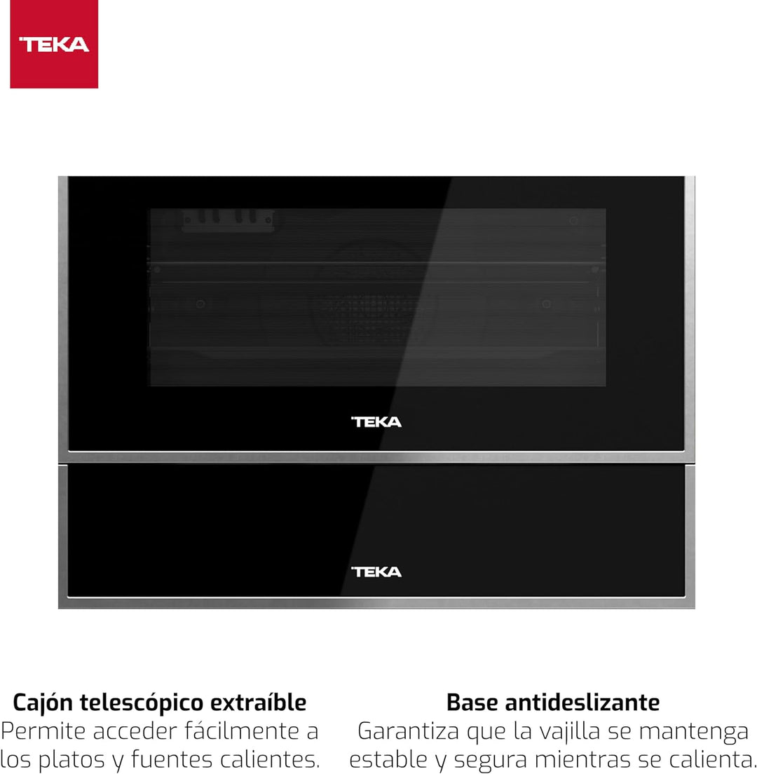 TEKA Wärmeschublade CP 15 GS 7 Fassungsvermögen für 6 Personen / Thermostat 30-80°C