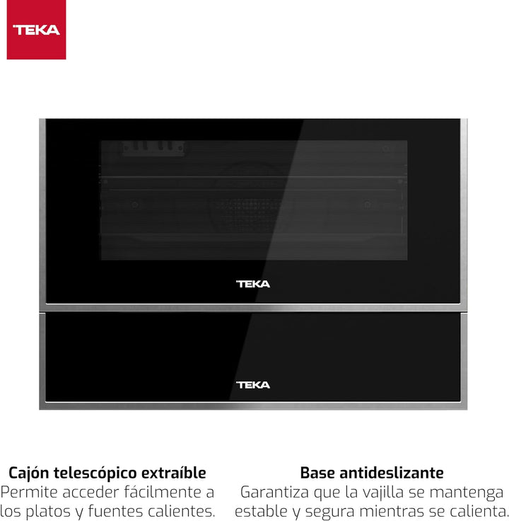 TEKA Wärmeschublade CP 15 GS 7 Fassungsvermögen für 6 Personen / Thermostat 30-80°C