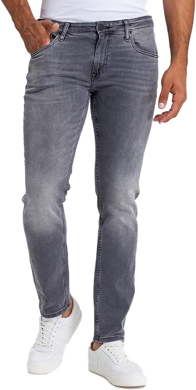 Cross Jeans Herren Damien Slim Jeans 29W / 32L Grau (Grey Used 010), 29W / 32L Grau (Grey Used 010)