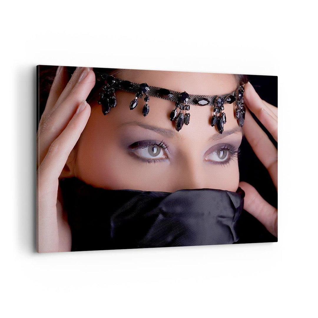 Bilder auf Leinwand 100x70cm Leinwandbild Orient weiblich modell dekoration Gross Wanddeko Bild Schl