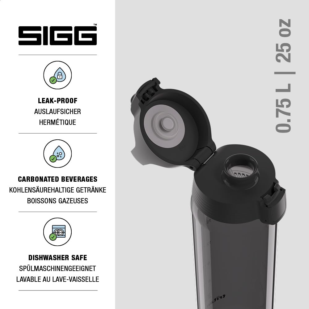 SIGG - Tritan Trinkflasche - Total Color ONE ONE - Für Kohlensäurehaltige Getränke Geeignet - Spülma