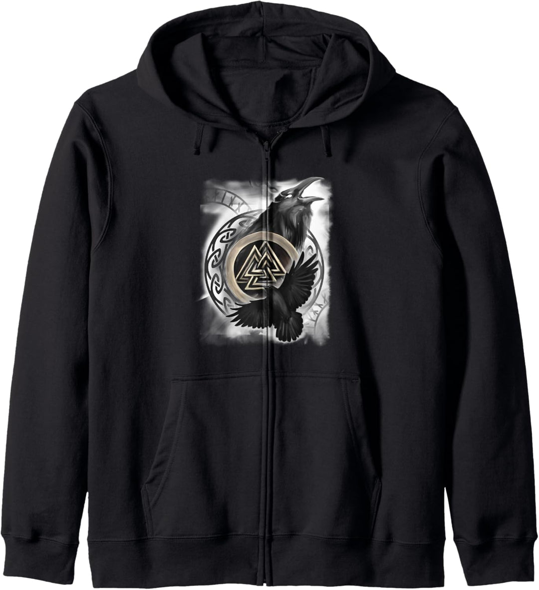 Valknut Wikinger Geschenk Odin Nordische Mythologie Valhalla Kapuzenjacke